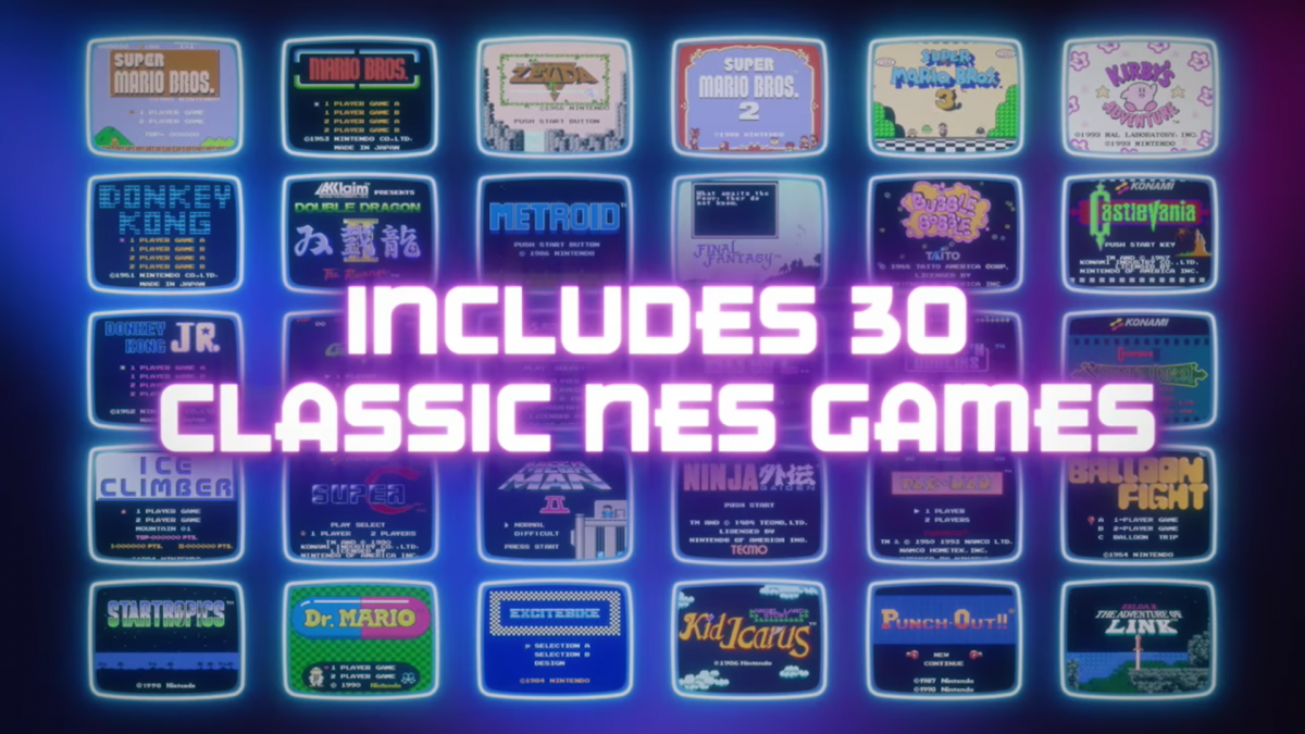 30 games nes classic edition