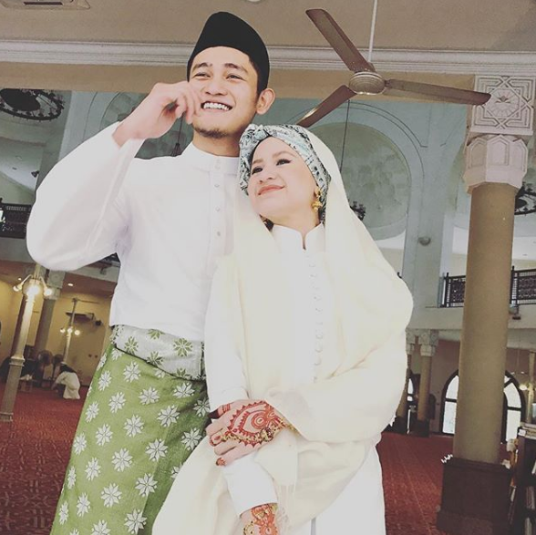 adik sharifah amani kahwin netizen terkejut lihat wajah suaminya macam farid kamil 3