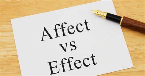 affect effect istilah serupa