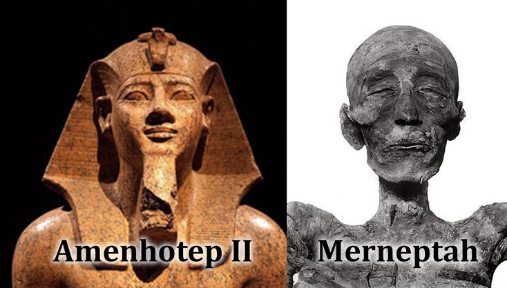 amenhotep ii dan merneptah