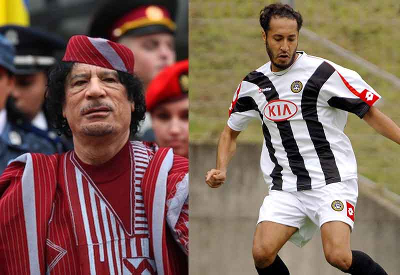anak muammar gaddafi pemain bola sepak seria a itali