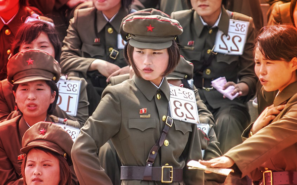 awek cun tentera askar korea utara