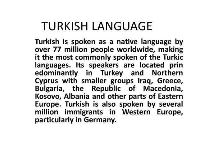 bahasa turkish menggantikan bahasa arab