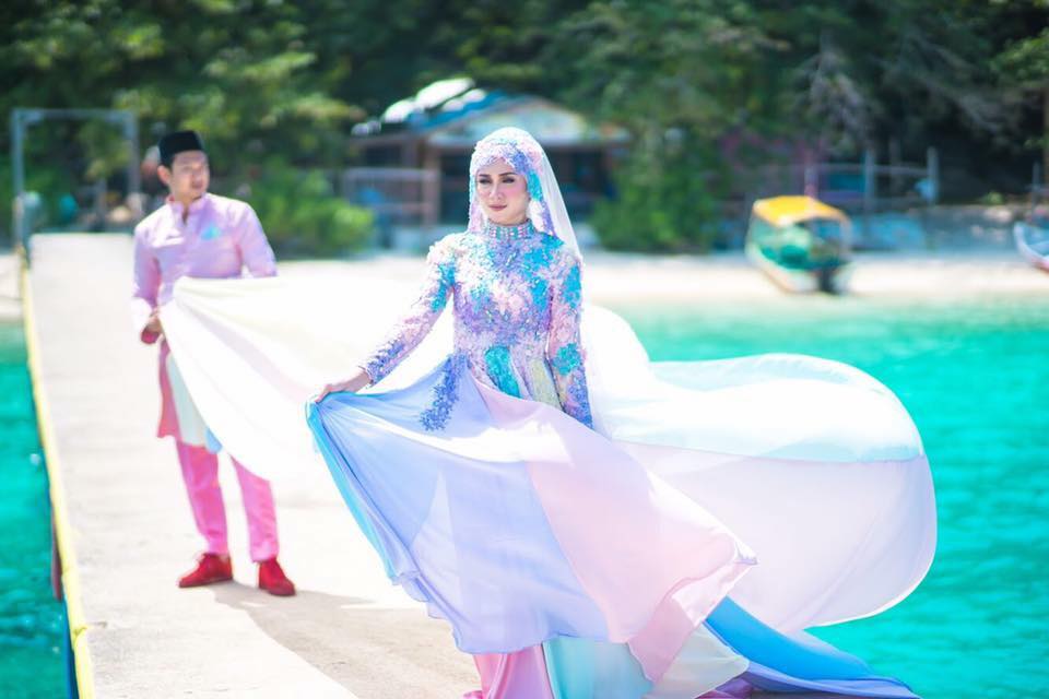 baju pengantin paddle pop jadi bualan hangat para netizen 1