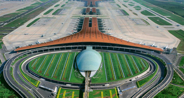 beijing capital international airport terminal 3 bangunan paling besar di dunia