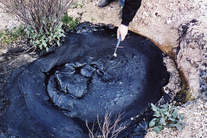 bitumen asli di oil seeps