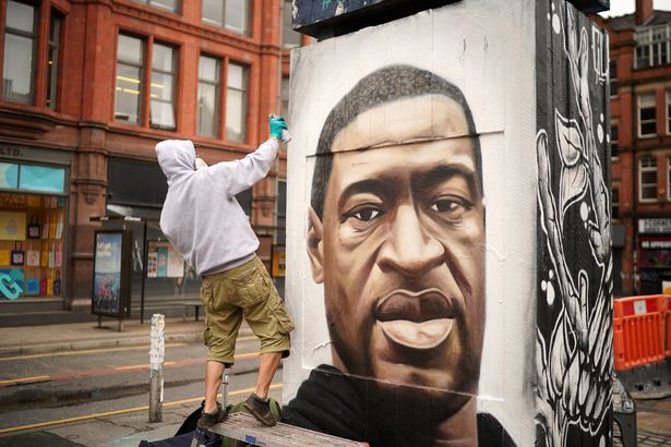 black lives matter mural di uk