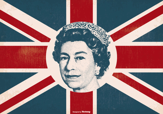 british bendera ratu elizabeth