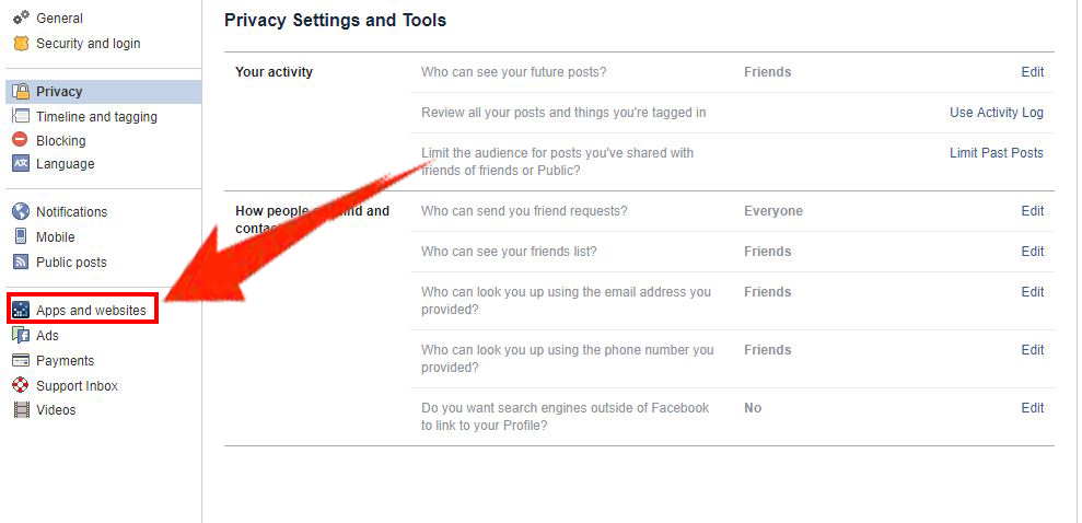cara menyekat dan melihat semua aplikasi di facebook yang menjejaki maklumat peribadi anda 4