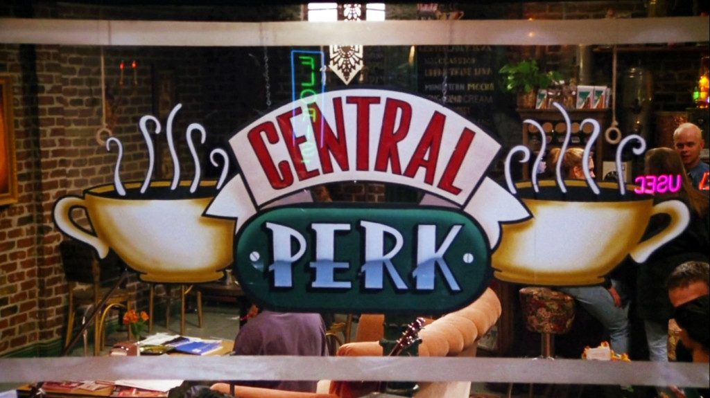 central perk kafe di dalam sitcom friends