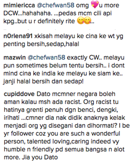 chef wan hentam komen pengikut di instagram 4