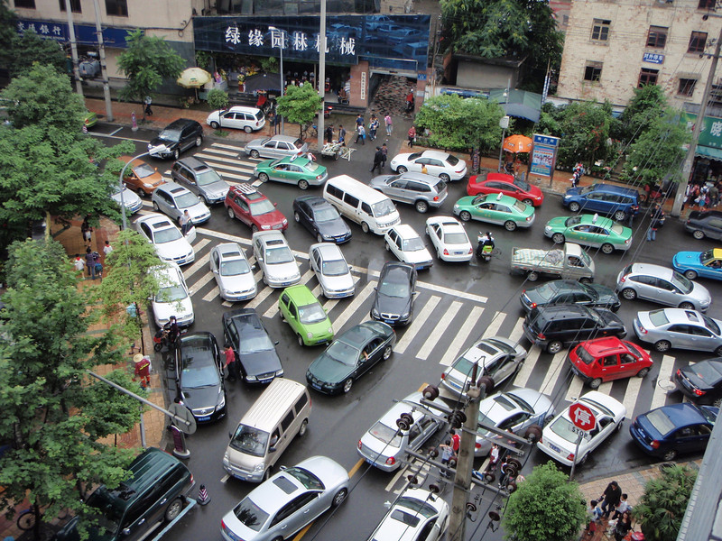 chengdu trafik sesak paling teruk dalam dunia
