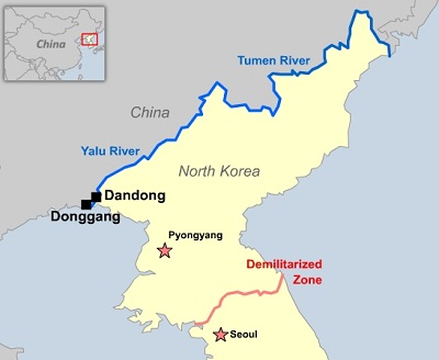 china dan korea utara sempadan negara paling bahaya di dunia