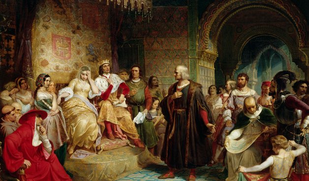 christopher columbus menemui raja ferdinand dan ratu isabella bagi tajaan ke asia