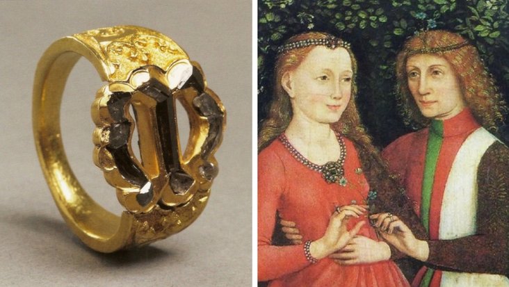 cincin maximilan i kepada mary of burgundy