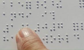 contoh tulisan braille