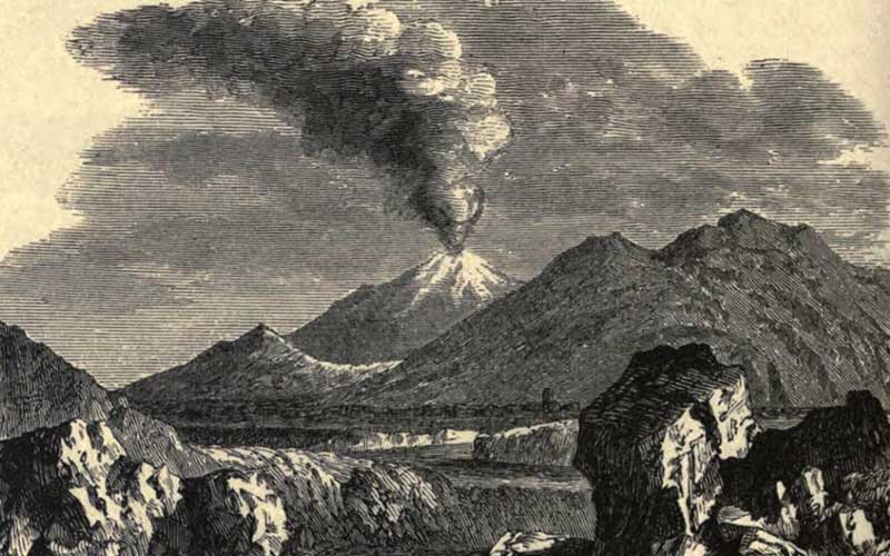 dark ages letusan gunung berapi