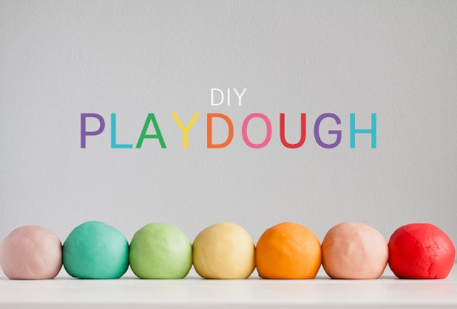 diy homemade playdoh play dough