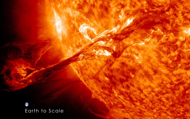 fenomena ribut solar letupan matahari boleh mengenai bumi