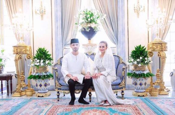 foto sekitar majlis akad nikah juliana evans dan tengku sharifuddin