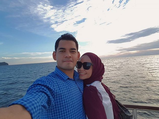 foto suami ummi nazeera lindung aurat isteri dapat pujian 3