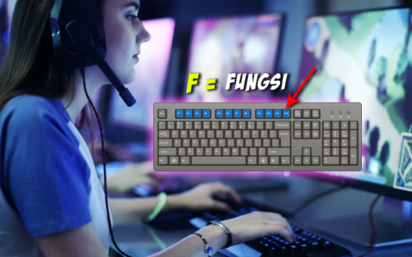 fungsi butang f1 sampai f12 keyboard papan kekunci