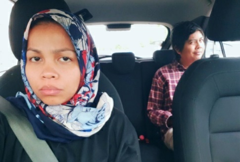 gadis pemandu uber dapat tempahan dari suami sendiri