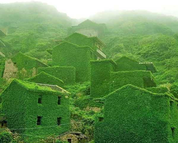 gougi island abandoned chinese village