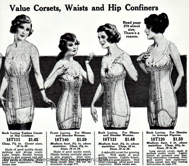 iklan corset zaman dulu lingerie