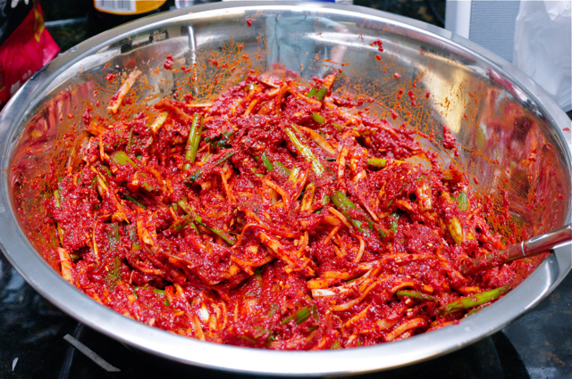 inti kimchi pes sos resepi senang