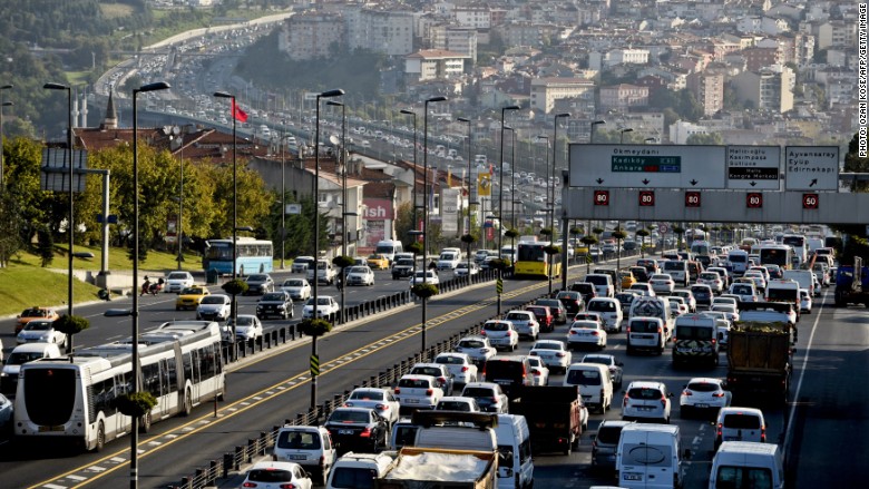 istanbul trafik sesak paling teruk dalam dunia