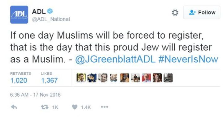 jonathan greenblatt tweet solidariti muslim 82