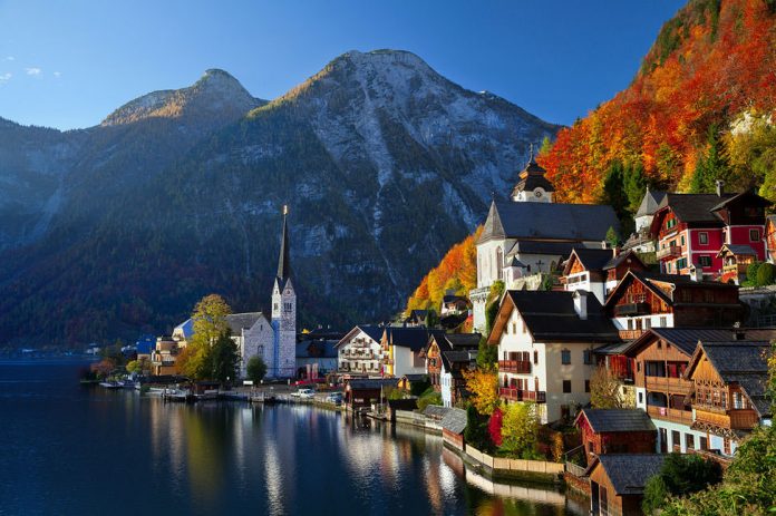 kampung desa paling indah cantik di dunia austria hallstatt