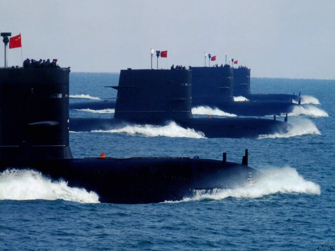 kapal selam milik tentera china