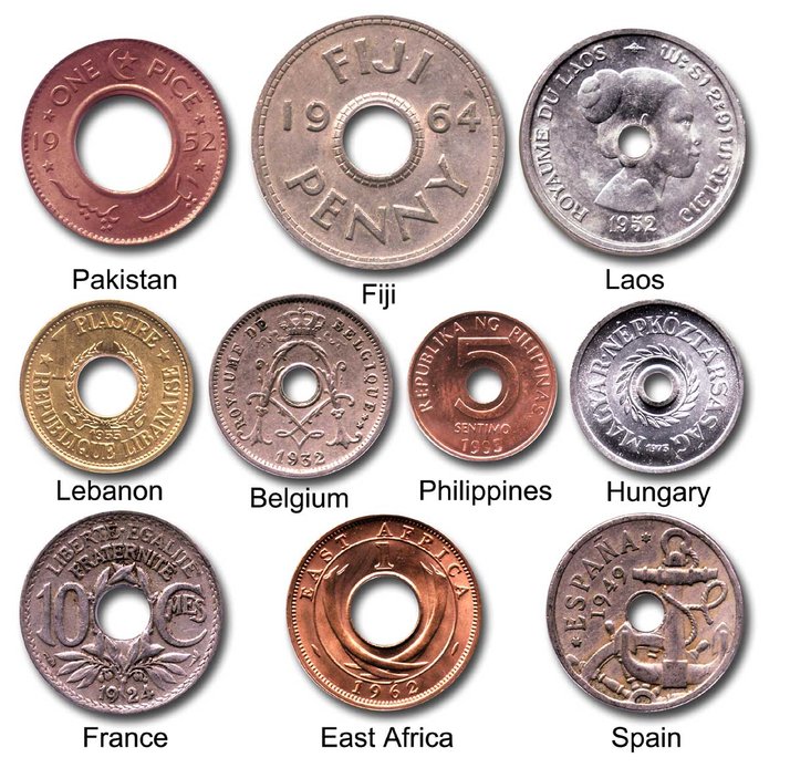 kenapa kebanyakan syiling kuno mempunyai lubang