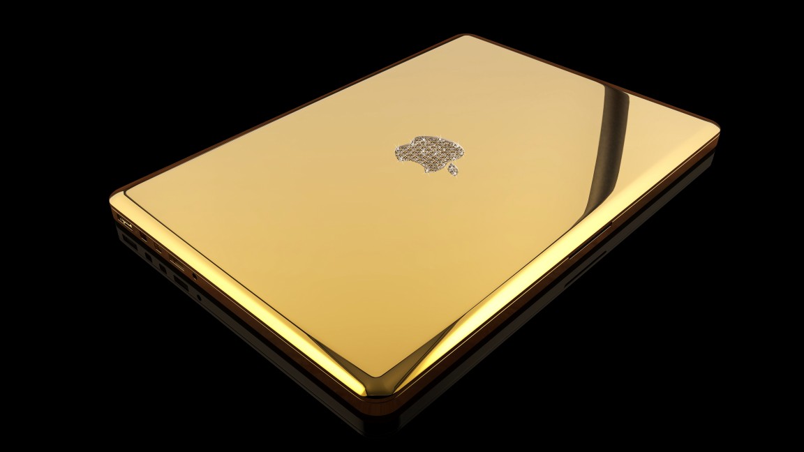 macbook pro 24 karat gold laptop paling mahal di dunia 2