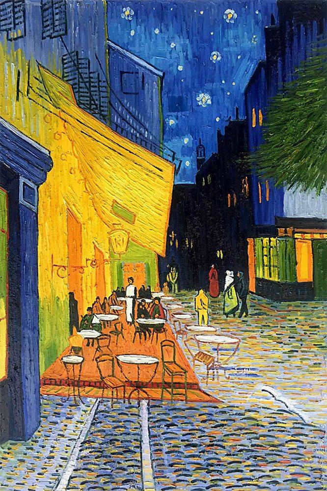 maksud lukisan caf terrace at night oleh vincent van gogh