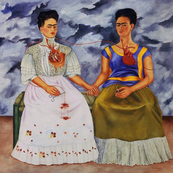maksud lukisan the two fridas oleh frida kahlo