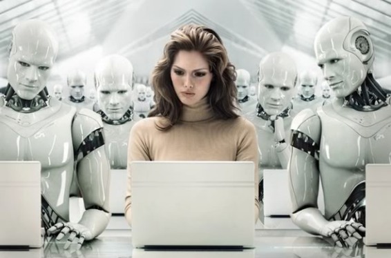 manusia diganti pekerja robot