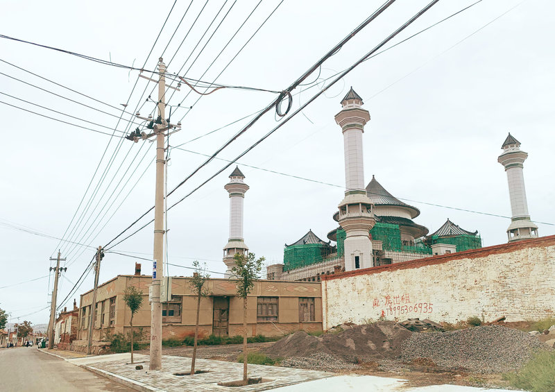 masjid hui diganti binaan pagoda