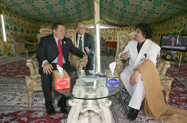 muammar gaddafi khemah badwi