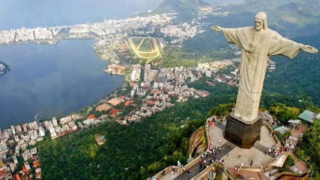 negara paling luas di dunia brazil patung jesus
