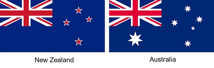 new zealand australia bendera