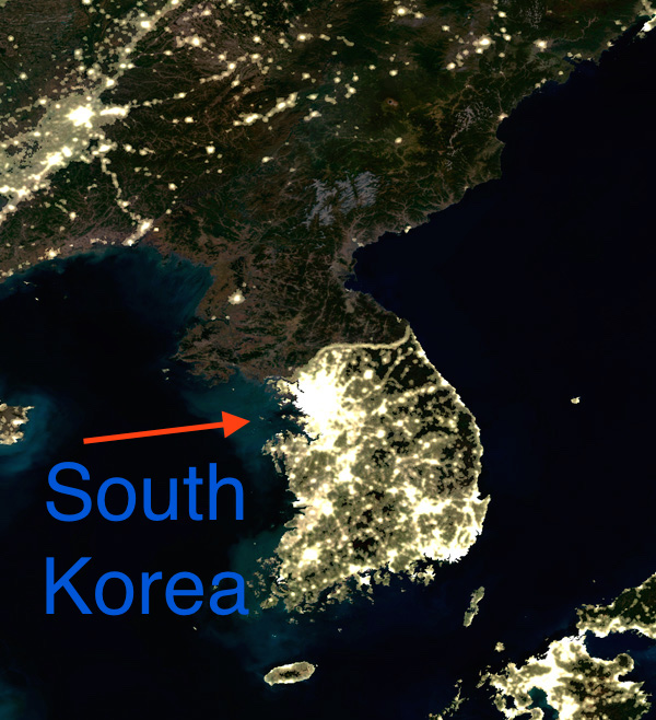 north south korea