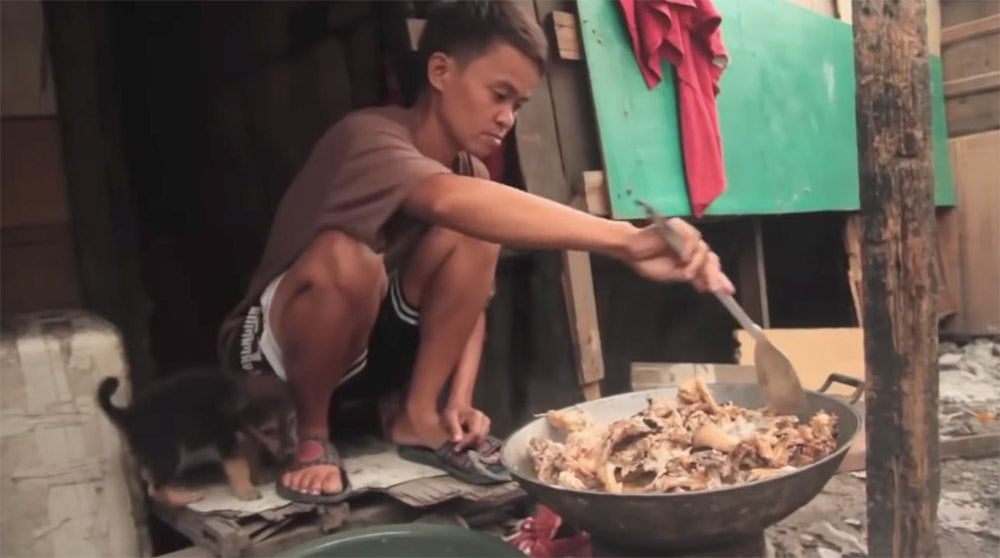 pagpag makanan sisa sampah filipina lebihan makanan terbuang hidangan 4