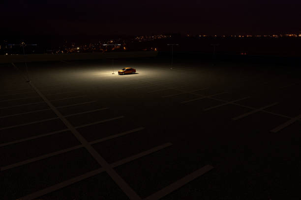 parkir kereta lewat malam