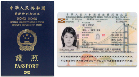 passport hksar hong kong