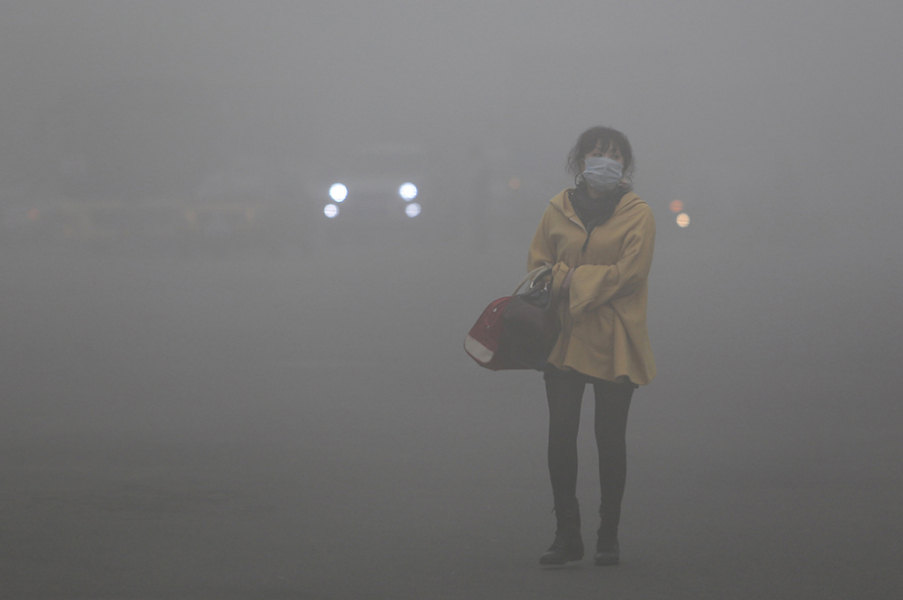 pencemaran udara yang sangat teruk di china