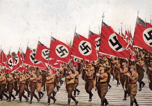 perbarisan tentera nazi