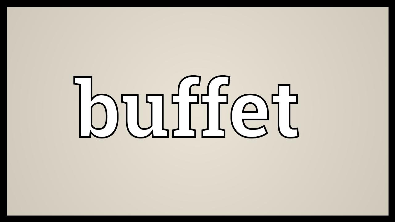 perkataan buffet asal istilah